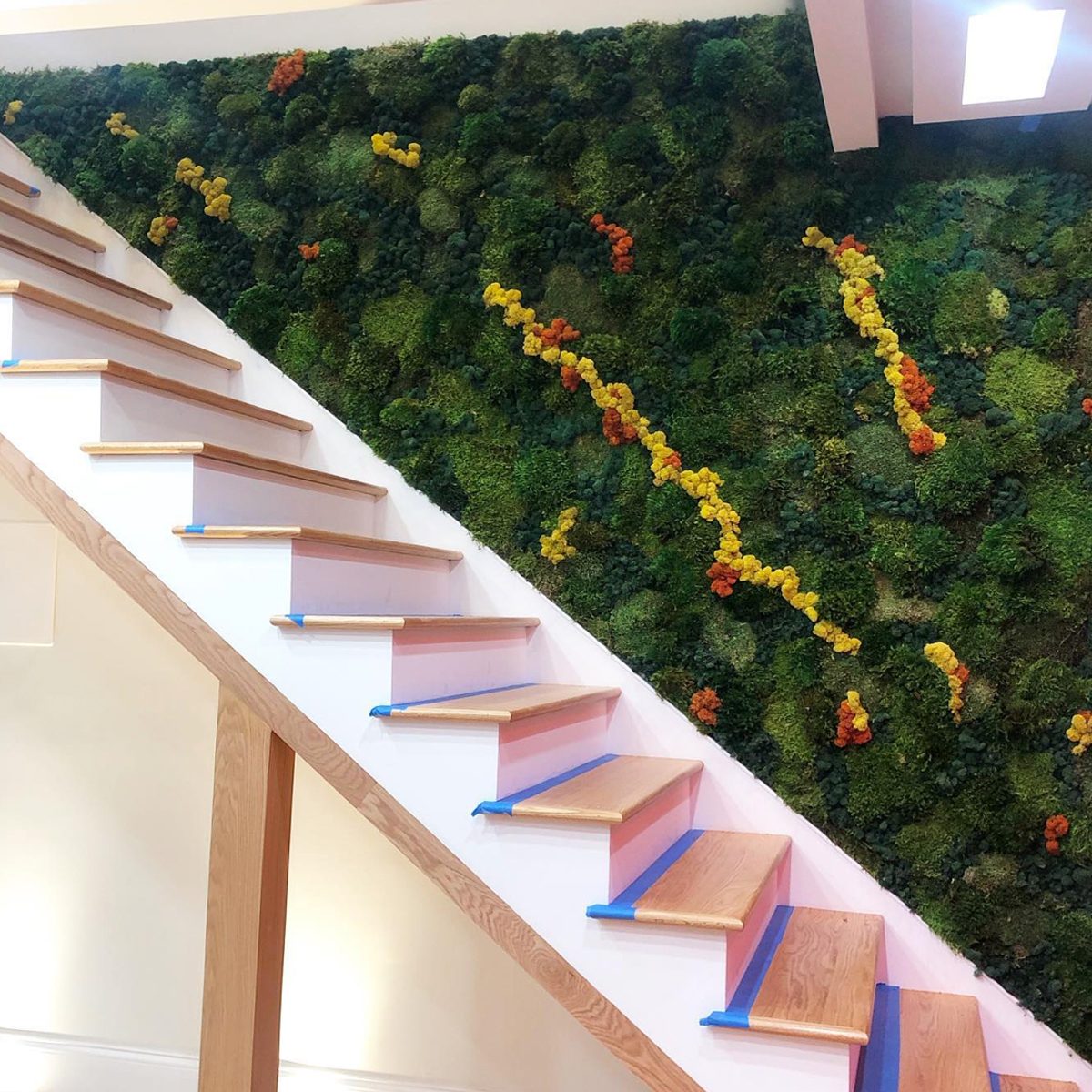Stairwell Vertical Garden Courtesy @normanleigh Via Instagram