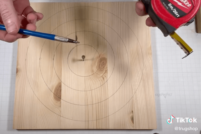 Heres An Easy Way To Draw A Circle Ft Via Tiktok
