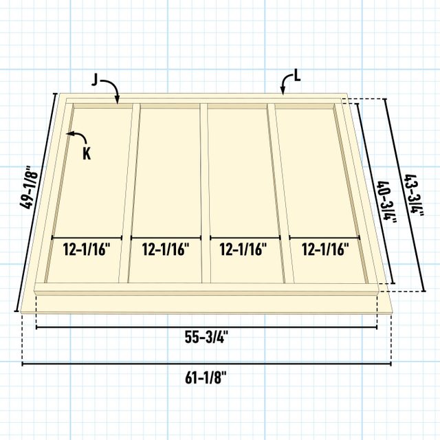 Sauna Roof Frame fig 7 diagram