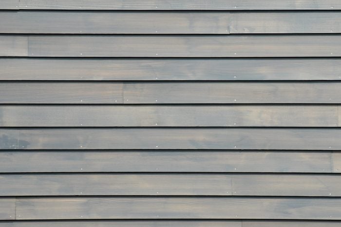 Clapboard House Siding in New Gray, Background Design Element