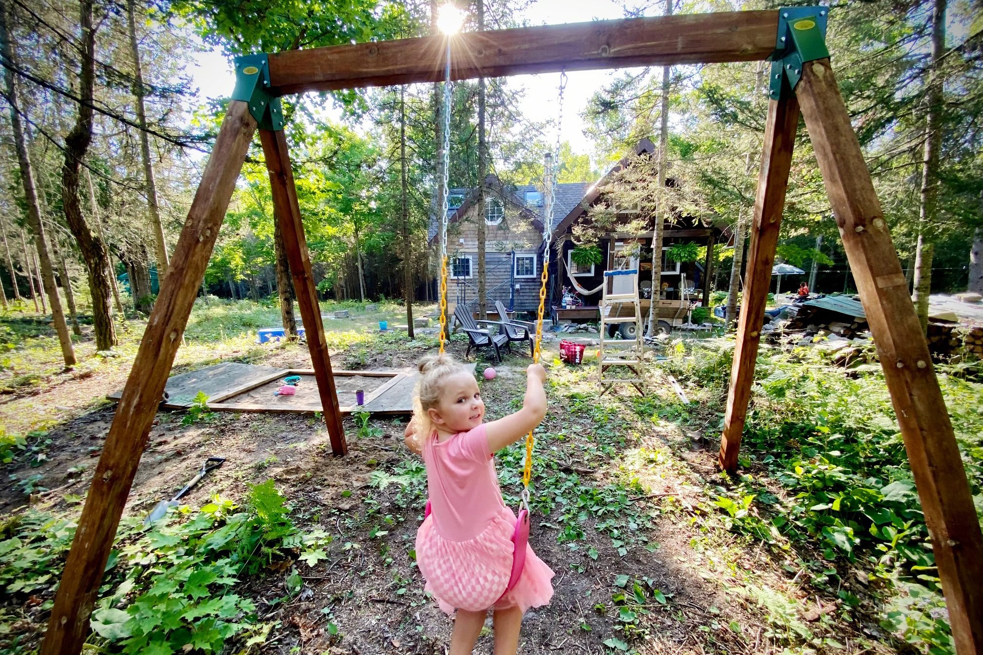 How To Build an A-Frame Swing for Kids