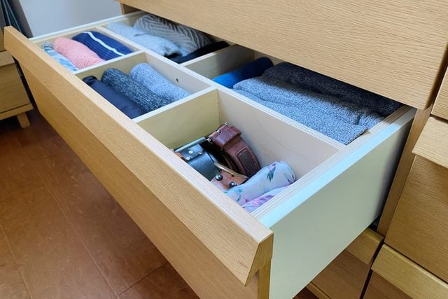 install DIY drawer dividers