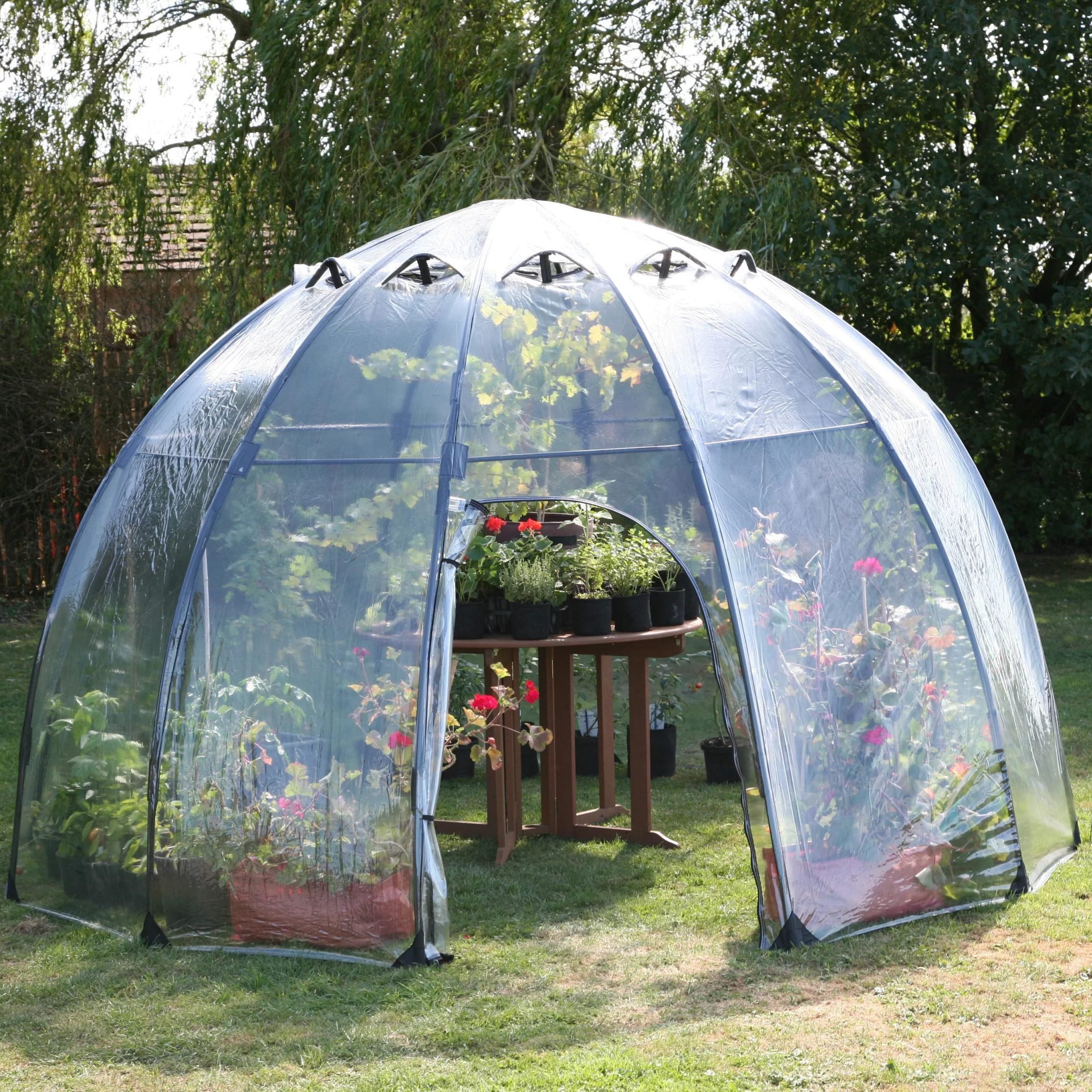 Ft Haxnicks+11.5+ft.+w+x+11.5+ft.+d+greenhouse Via Merchant