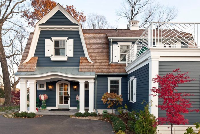 Newport Bay colored cottage House 