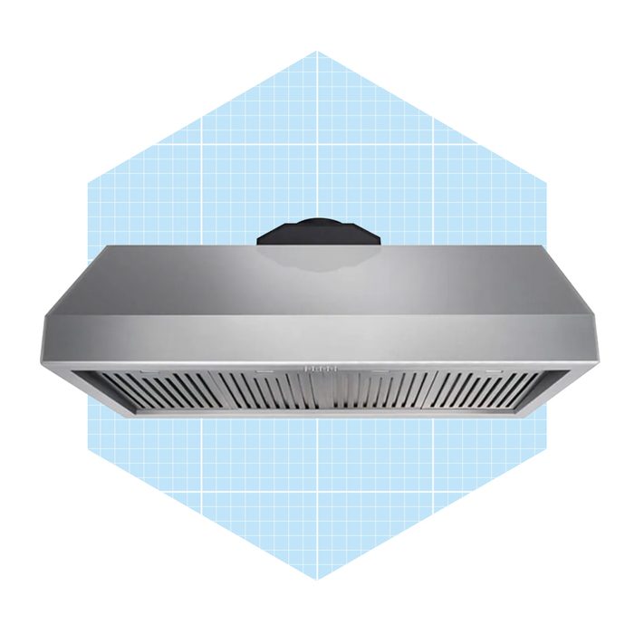 Thor Kitchen 1200 Cfm 48 Inch Wide Wall Mounted Range Hood With Stainless Steel Baffle Filters