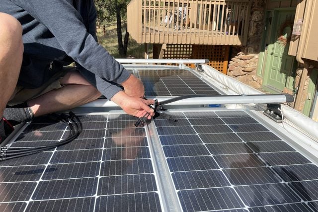 install rooftop solar panels