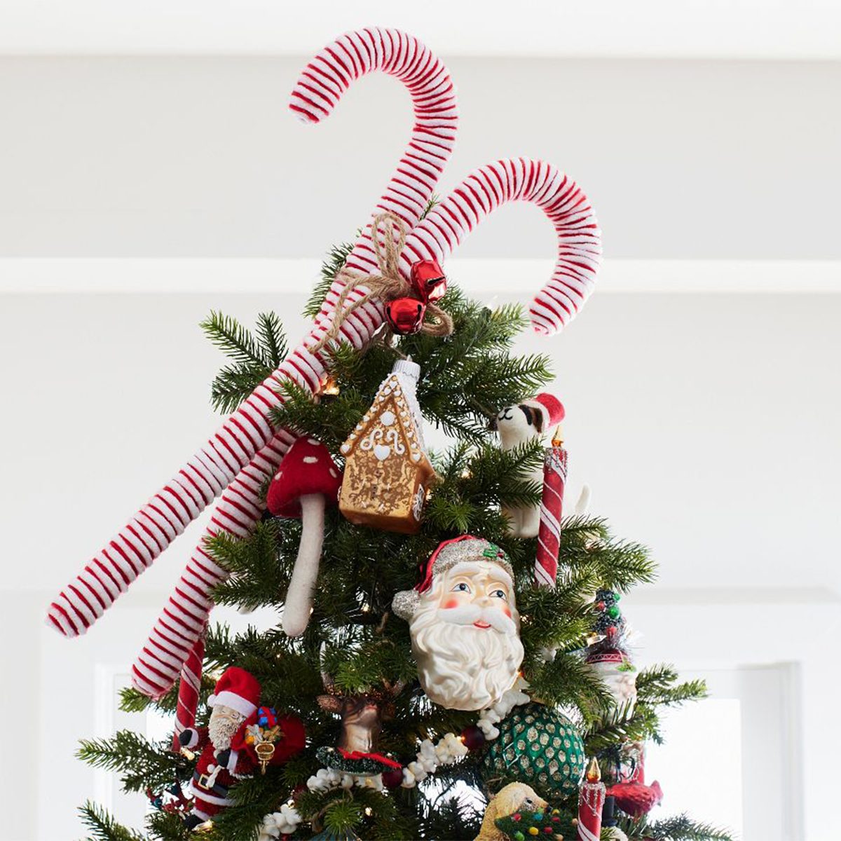  Pottery Barn Oversized Candy Canes Tree Topper