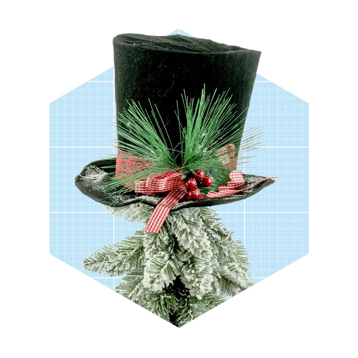 The Holiday Aisle Black Hat Tree Topper