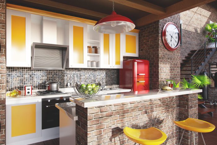 Loft kitchen concept