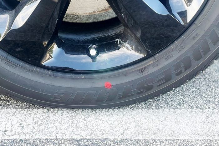 Red Dot On Tires