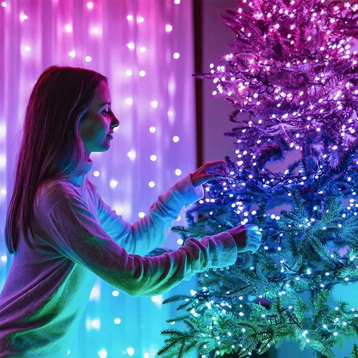 Twinkly Smart Decorations 600 LED RGB 157.5 Foot Multicolor Led Indoor And Outdoor App Controlled Holiday String Lights