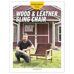 Woodleatherslingchair Cover