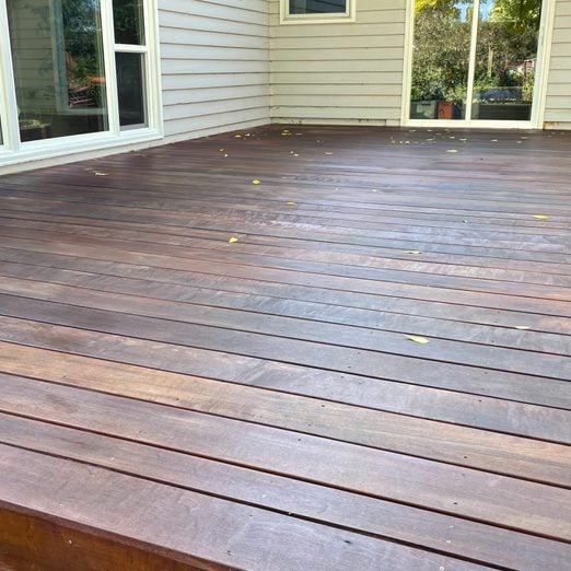 finished deck