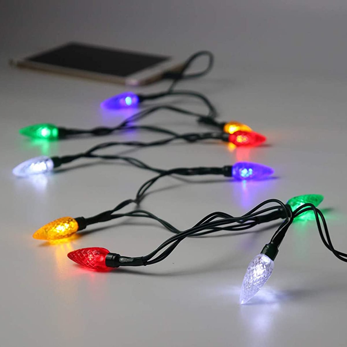 Sq Cewuidy Led Christmas Lights Зарядный кабель Ecomm Amazon.com