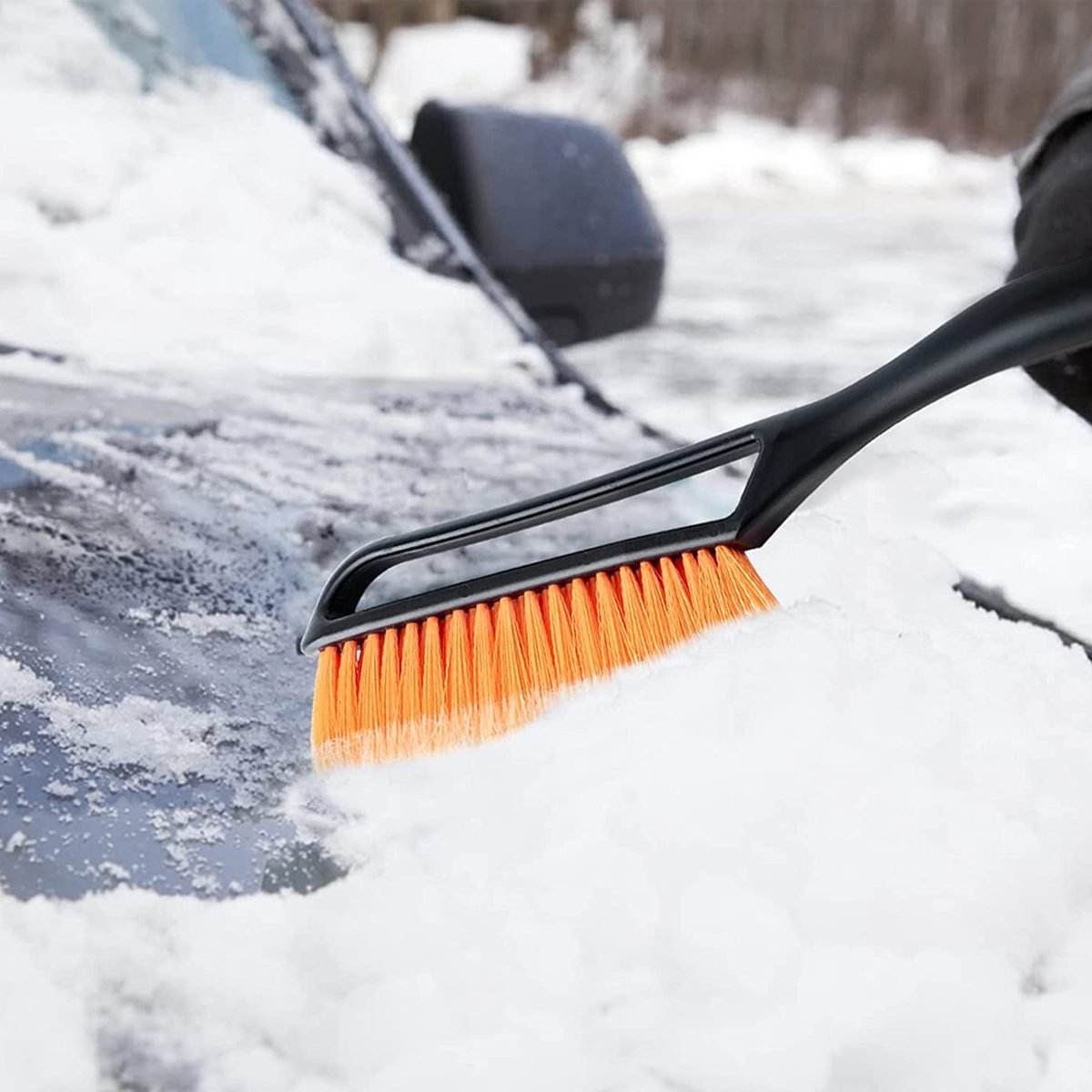 Get a Snow Broom for Safe Car Snow Removal 