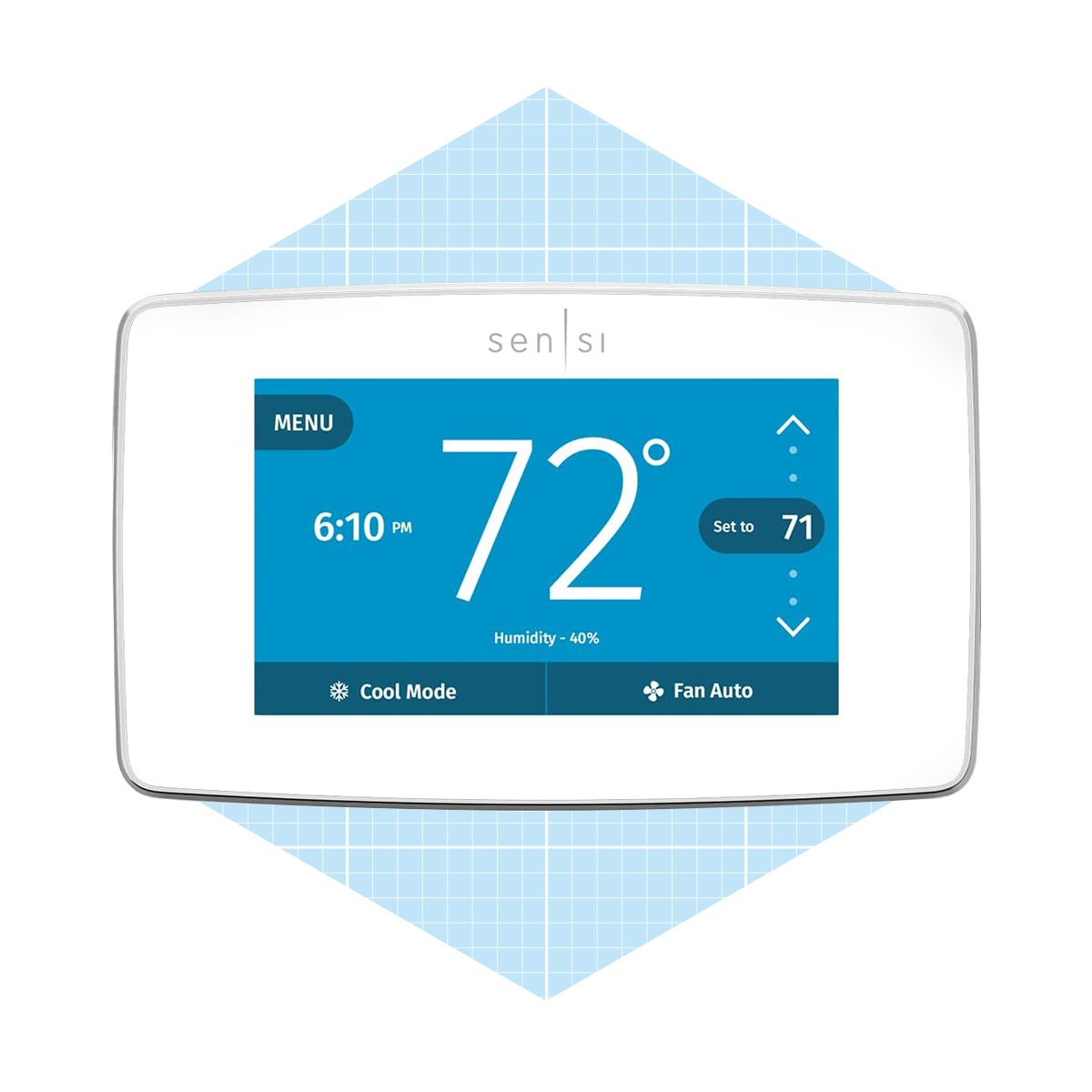 Emerson Sensi Touch Wi Fi Smart Thermostat With Touchscreen Color Display Ecomm Amazon.com
