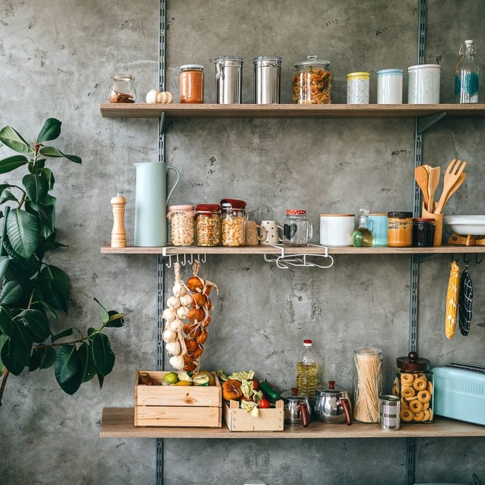 Adjustable Slotted kitchen Shelves