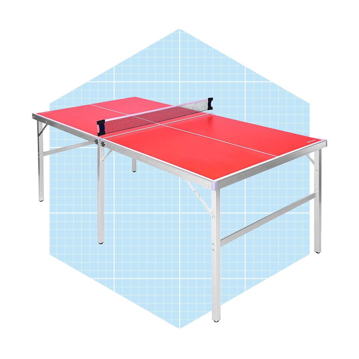 Portable Table Tennis Table Mid-Size for Indoor&Outdoor Table