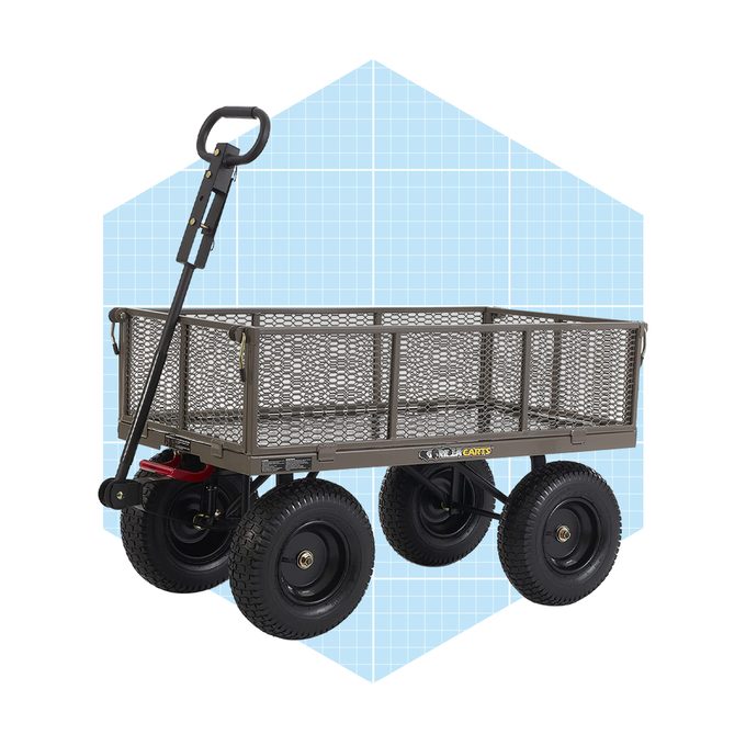 Gorilla Carts Gormp 12 Steel Dump Cart With Removable Sides Ecomm Amazon.com