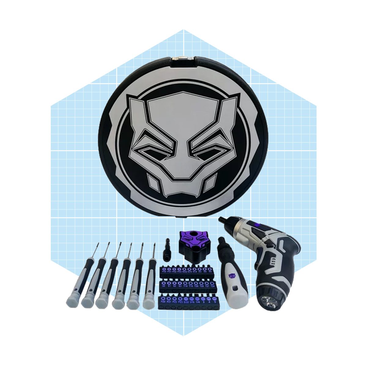 Marvel Black Panther Cordless 41pc 3.6v Power Screwdriver Set Ecomm Walmart.com