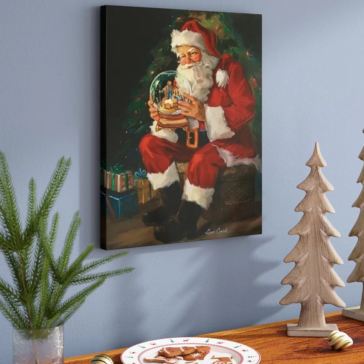 Santa Believes Wrapped Canvas Graphic Art Ecomm Wayfair.com