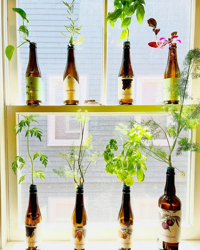Upcycle Glass Bottles Courtesy @maeknot Via Instagram