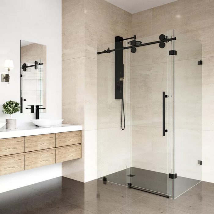 Winslow 46.5 W X 74 H Rectangle Shower Enclosure Ecomm Wayfair.com