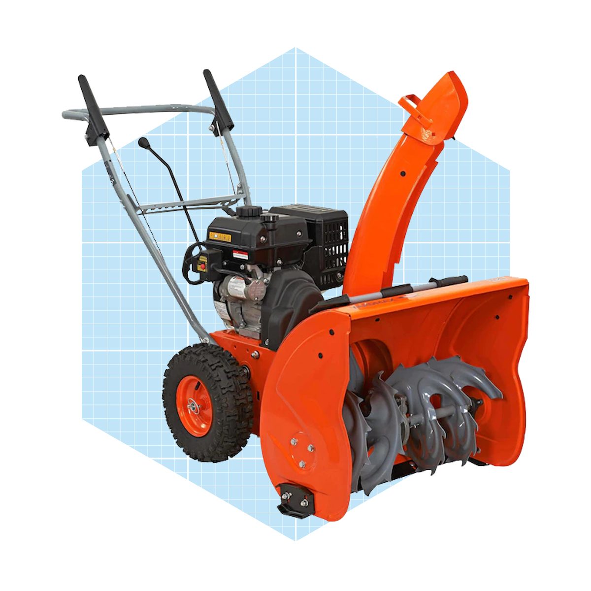 Yardmax 24 In 208 Cu Cm Two Stage Self Propelled Gas Snow Blower With Push Button Electric Start Ecomm Lowes.com