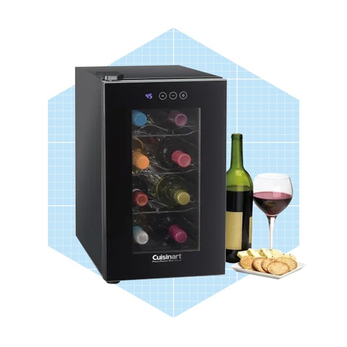 Cuisinart 10.50'' Width 8 Bottle Single Zone Freestanding Wine Refrigerator Ecomm Wayfair.com