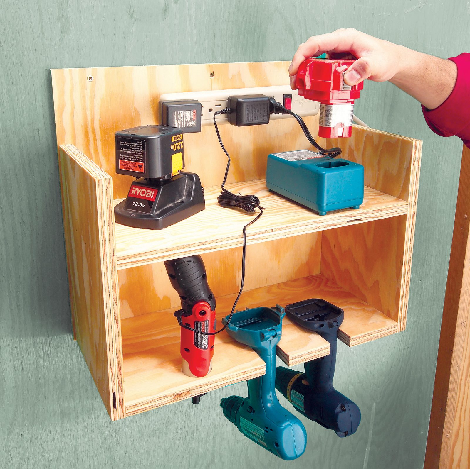 17 Genius DIY Power Tool Storage Ideas - The Handyman's Daughter