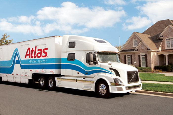 Atlas Van Lines moving truck
