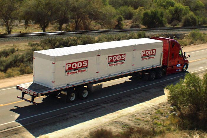 PODS moving truck