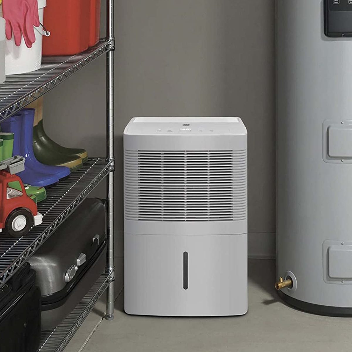 Ge Appliances Ge Dehumidifier 20 Pint, Ideal For High Humidity Areas Complete With Empty Bucket Alarm Ecomm Amazon.com