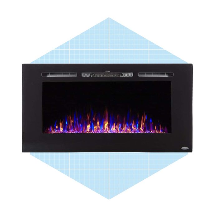 Recessed Wall Mounted Electric Fireplace