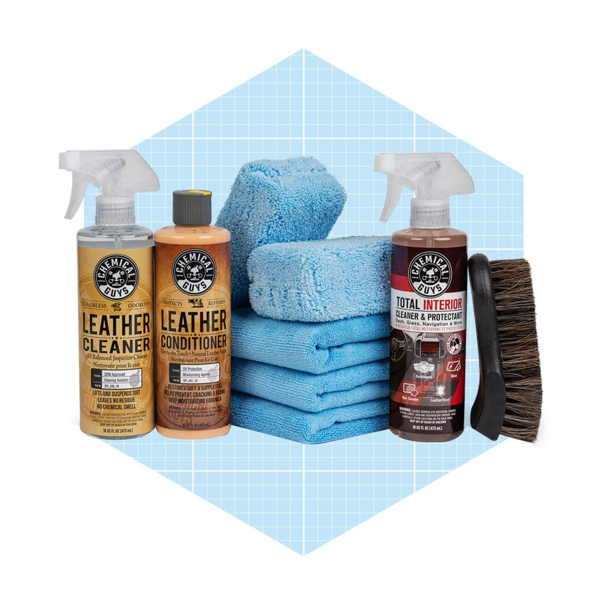 The All Leather & Interior Clean Kit Ecomm Chemicalguys
