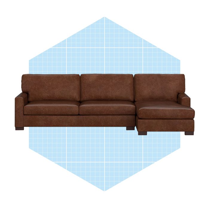 Turner Square Arm Leather Sofa Chaise Sectional Ecomm Potterybarn.com