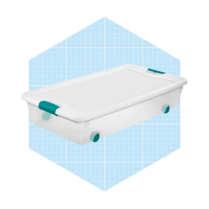 Wheeled Latching Plastic Underbed Storage Set Ecomm Wayfair.com