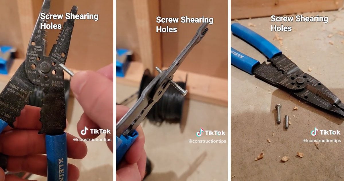 If You See These Holes on Your Wire Cutters, This Is What It Means