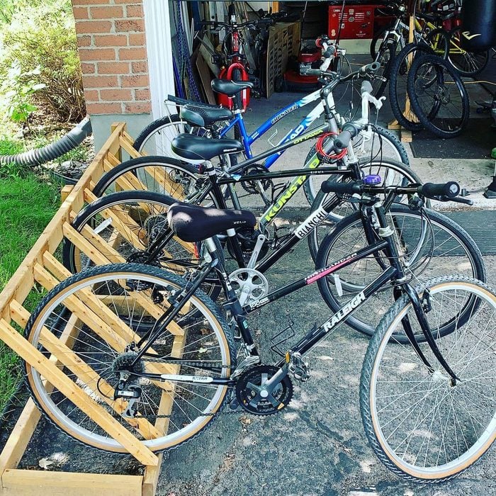 Diy Wood Bike Rack