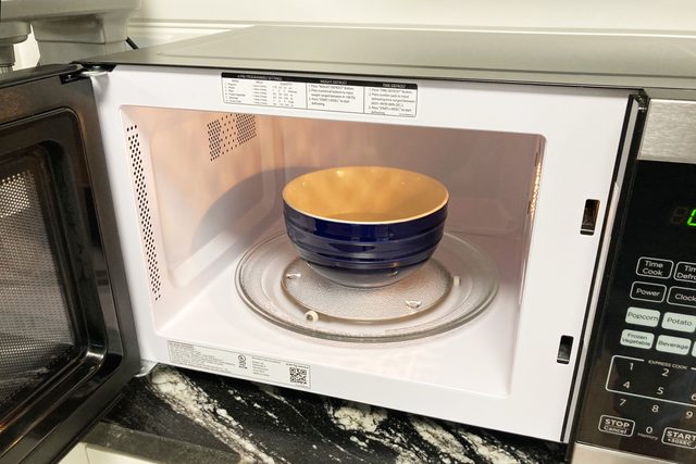 Place Bowl in Microwave