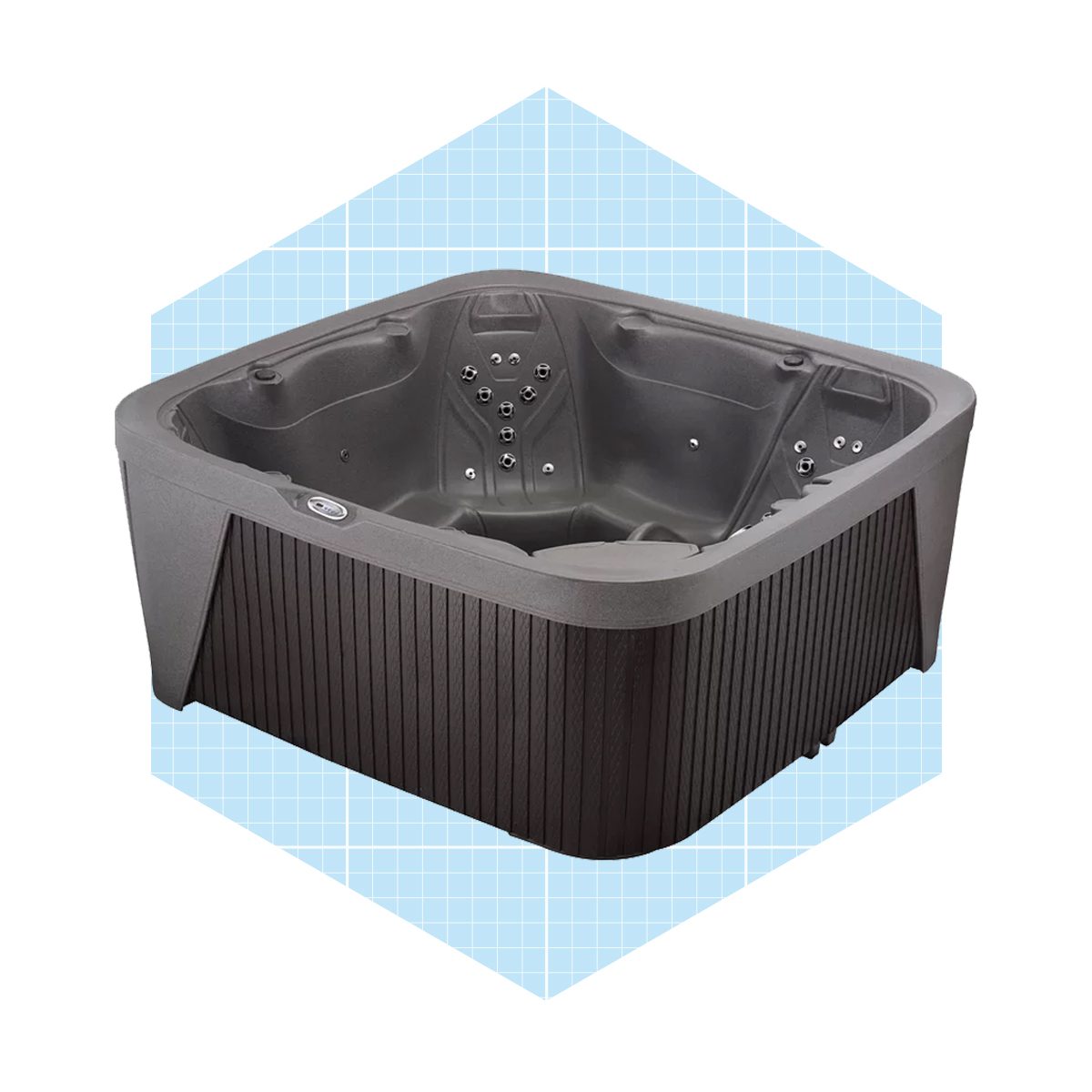 Aquarest Spas, Powered By Jacuzzi Pumps 6 Person 45 Jet Square Plug And Play Hot Tub With Ozonator Ecomm Wayfair.com