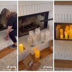 Forget Fire Logs! People Are Filling Their Fireplaces with Candles and It’s So Cozy