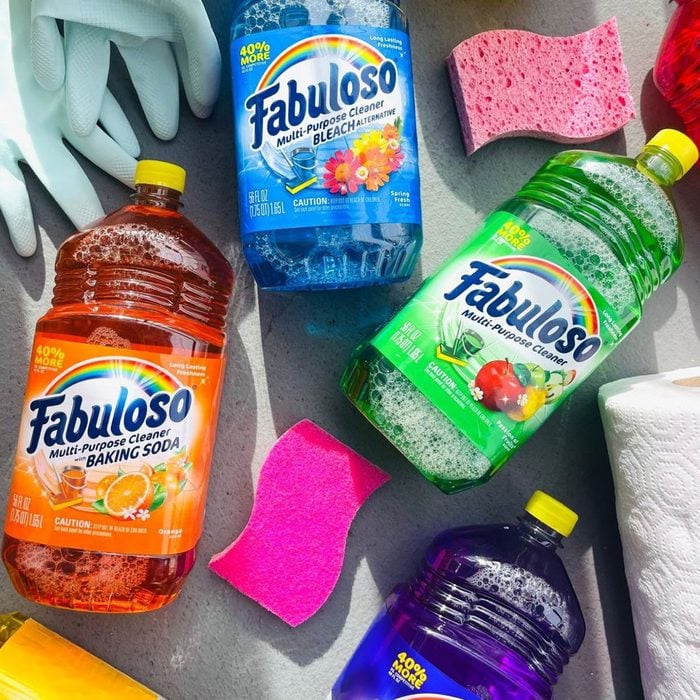 variety of Fabuloso cleaners