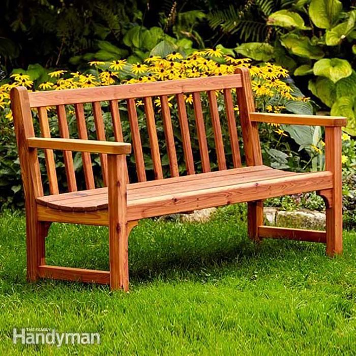 Garden Bench Made With Simple Dowel Joinery Fhm