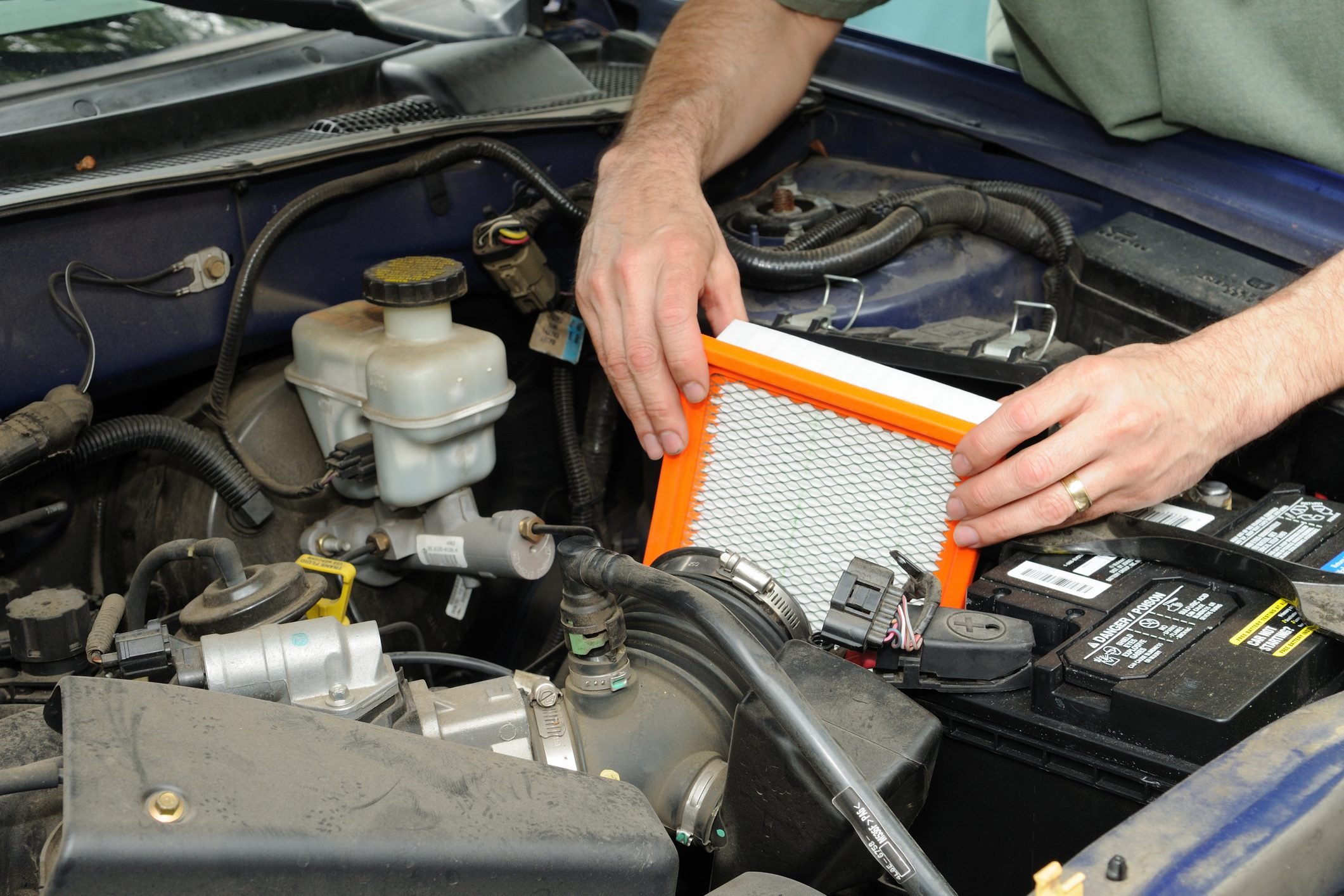 Automotive Air Filter Replacement