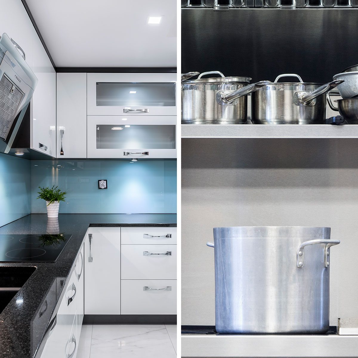 Inspiration From Kitchens With Stainless Steel Backsplashes