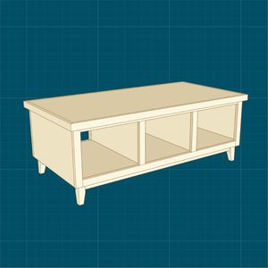 How to Build a Storage Coffee Table
