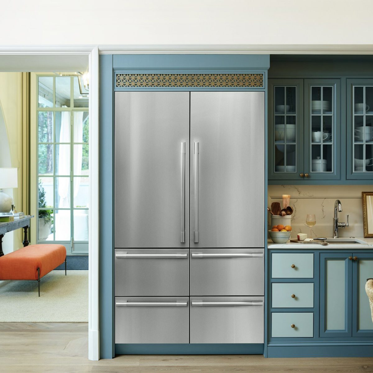 Signature Kitchen Suite's First Of Its Kind 48 Inch Built In French Door Refrigerator Prnewswire.com