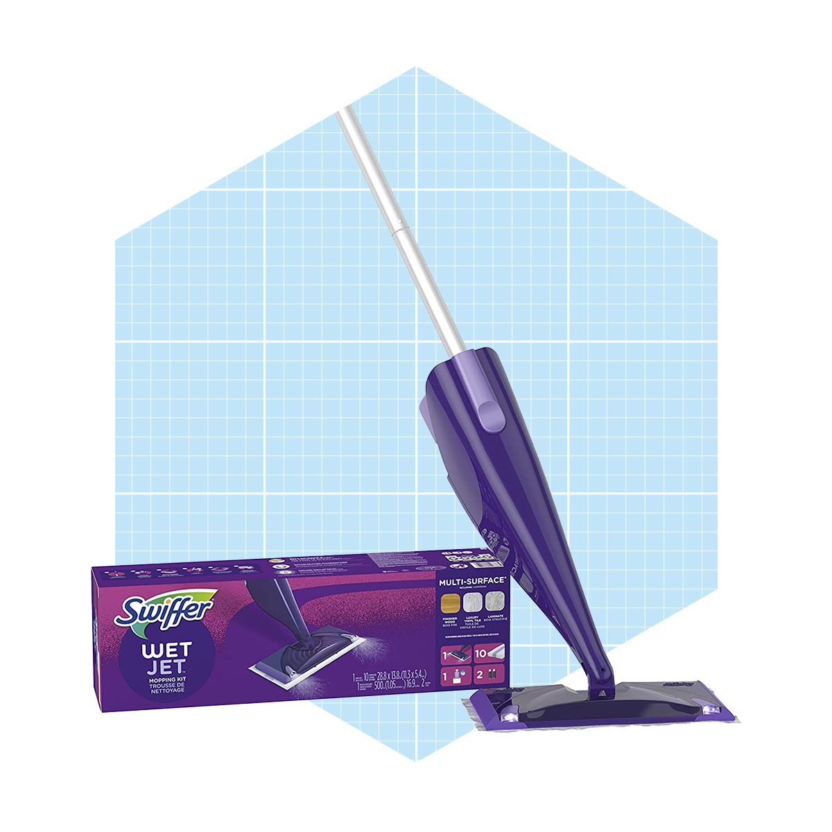 Swiffer Wetjet Hardwood And Floor Spray Mop Cleaner Starter Kit