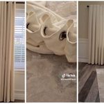 How to Perfectly Space Your Curtains Using Toilet Paper Rolls